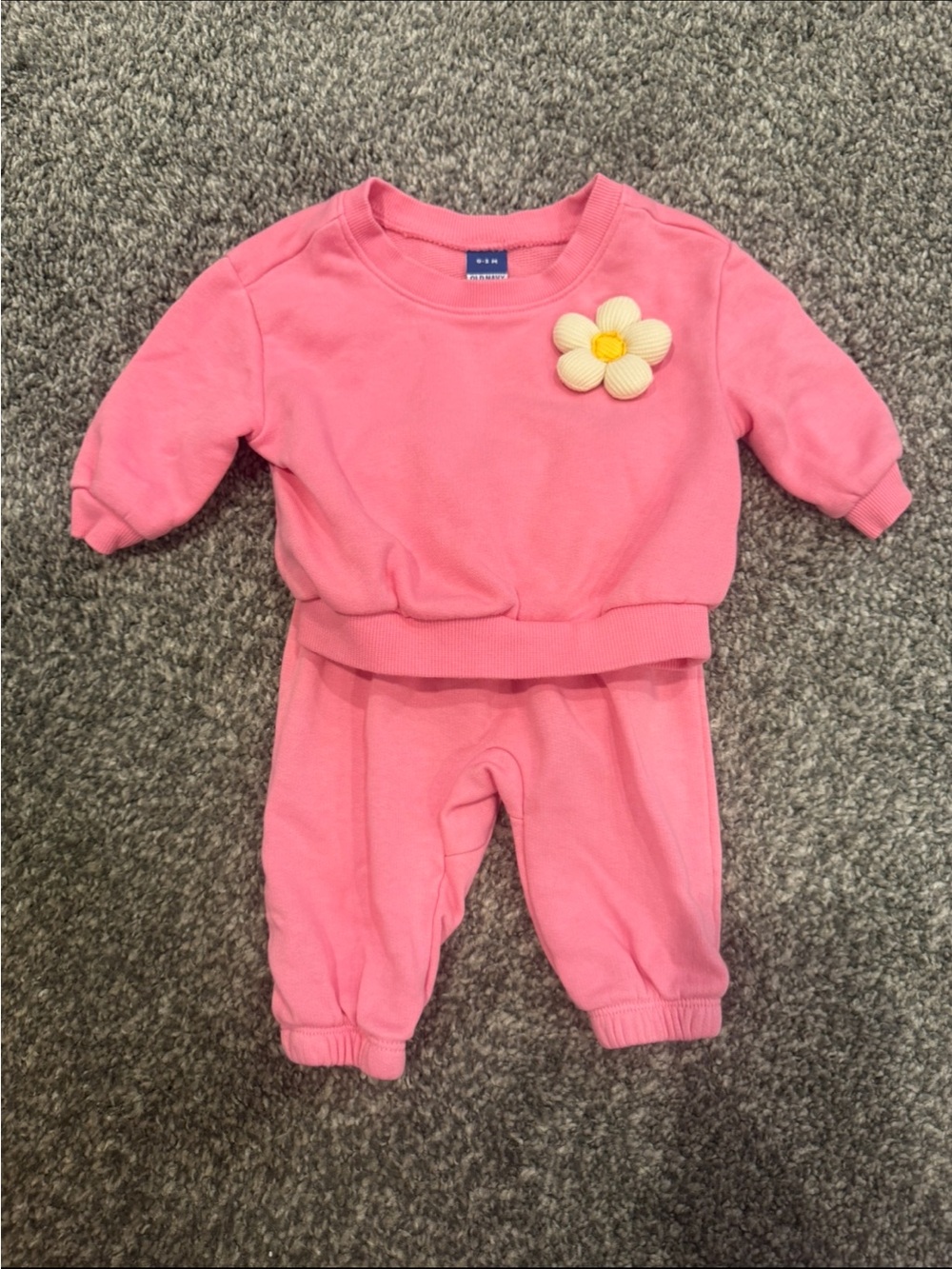 Pink Set with Flower Accent